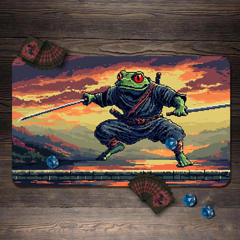 Retro, w stylu pixel art, mata – Retro Gaming Desk recenzja i cena