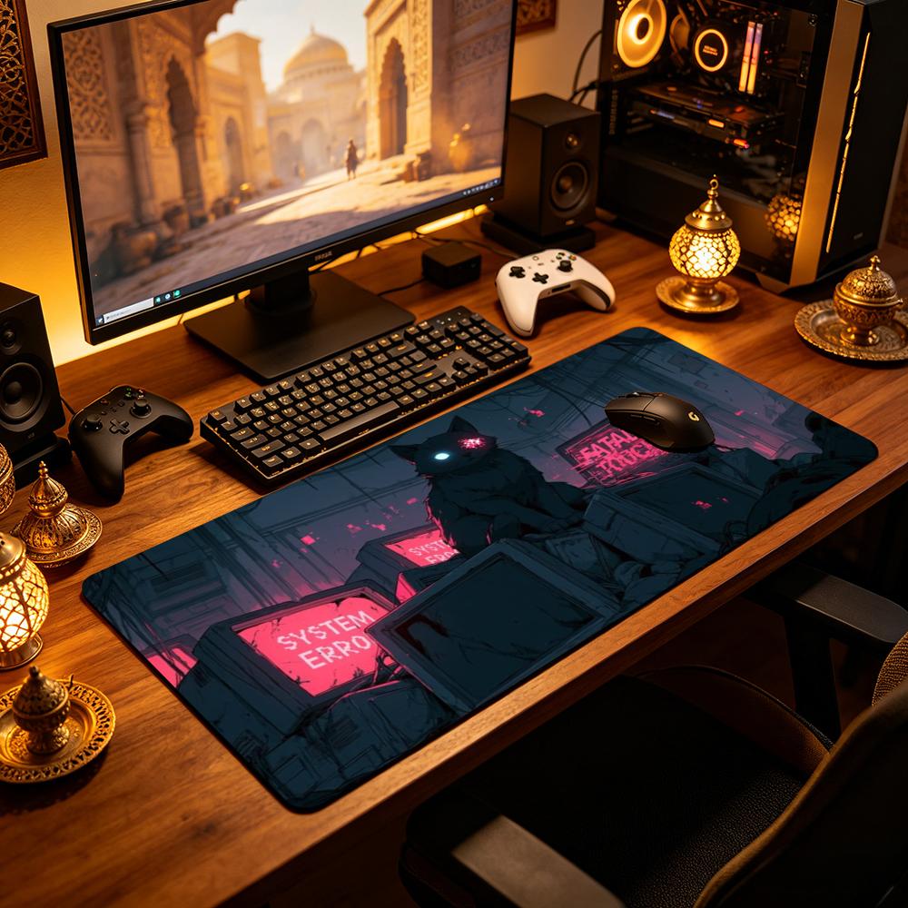 Cyberpunkowa podkładka pod mys – Retro Gaming Desk recenzja i cena